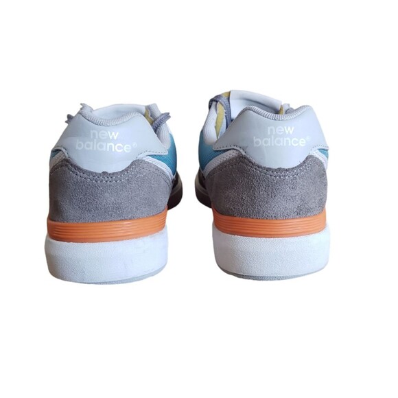 New Balance All Coast Shoe\'s Men\'s Sneakers AM574PGO (Grey/Orange) Size 8 2E main image 7